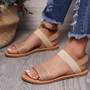 Sling back sandals